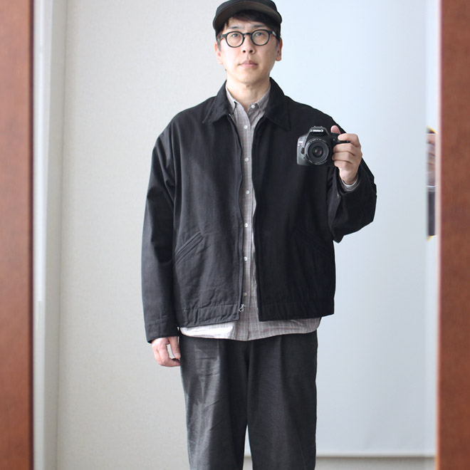 alvana / Black Twill Detroit Zip Jacket - Fuzz 東京 新宿