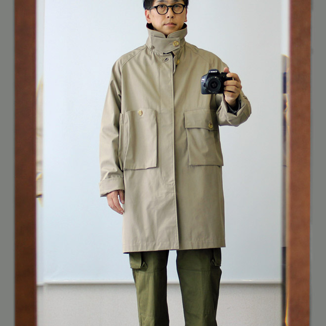 EURO VINTAGE AREXANDRE イングランド　カシミヤ　コート　灰 オールドイングランド ステンカラーコート グレー サイズ36*XC2039