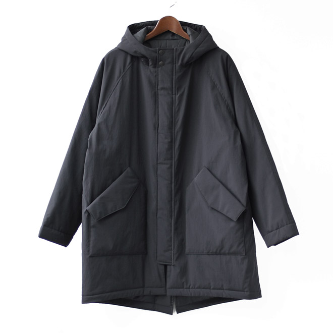comm. arch. / Nylon Padded Hoodie Coat - Fuzz 東京 新宿 オンライン通販