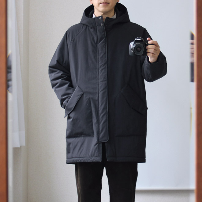 comm. arch. / Nylon Padded Hoodie Coat - Fuzz 東京 新宿 オンライン通販