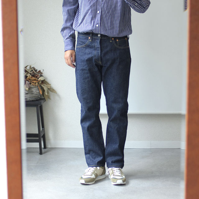 HAND ROOM / Regular Fit 5 Pocket Jeans - Indigo