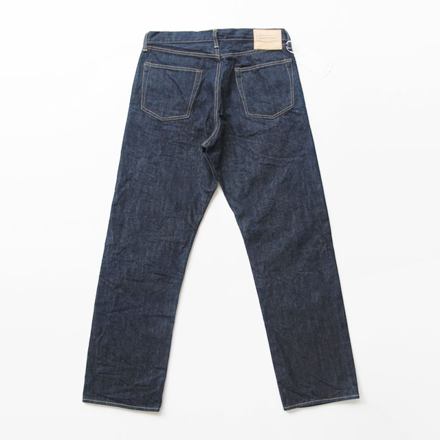 HAND ROOM / Wide Fit 5 Pocket Jeans - Indigo Fuzz