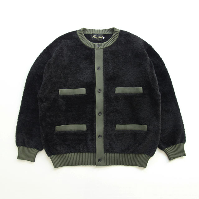 HAVERSACK Attire / 5G Feather Yarn Crew Neck Cardigan - Fuzz 東京 新宿