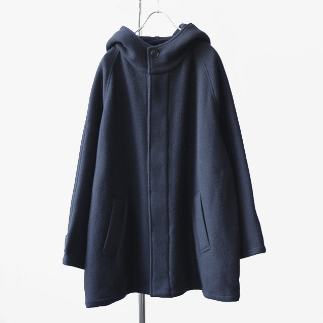 HARROW TOWN STORES / Heavy Weight Wool Twill Hooded Short Coat 