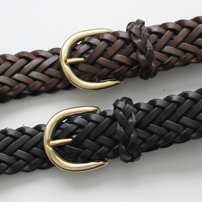 PITTI PELLE / Leather Mesh Belt Fuzz PITTI PELLE / Leather Mesh Belt Fuzz