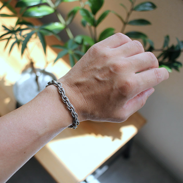Vintage Accesarries / Siliver Chain Bracelet - FRANCE